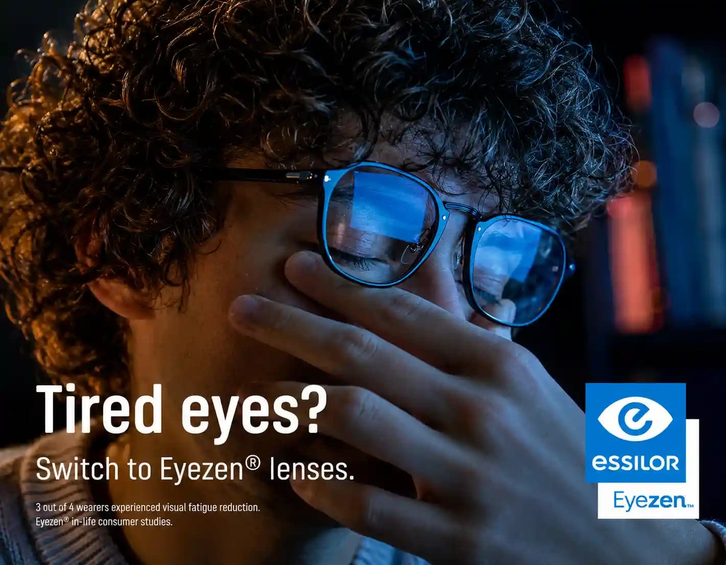 ESSILOR CRIZAL EYEZEN SINGLE VISION LENS